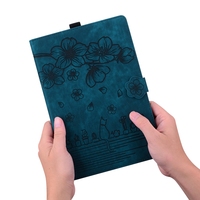 Étui de protection pour tablette Tecno Megapad Pro 12 pouces en cuir PU avec fentes pour cartes, support et rabat