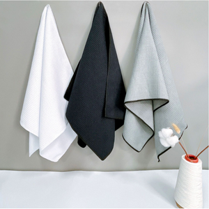 Tissu de torchon gaufré épais en microfibre gaufré imprimé 24 pouces Us blanc microfibre torchon gaufré - Product Image 2