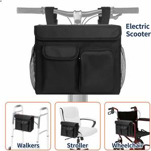 Nuevo Producto: Bolsa de Almacenamiento para Bicicleta y Scooter, Portátil, de Gran Capacidad, con Cierre de Cremallera, Unisex, de Poliéster Negro, para Ciclismo al Aire Libre - Product Image 2