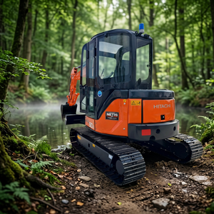 Mini-excavatrice Hitachi ZX50 5T ZX50u d'occasion, excavatrice Hitachi ZAXIS 50 55 ZX55 d'origine japonaise multifonctionnelle - Product Image 1