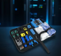 Kit d'outils réseau professionnel pour la réparation d'ordinateurs et la mise en réseau LAN à domicile, de haute qualité