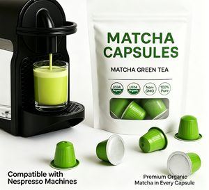 Cápsulas de Té Verde Matcha Compatibles con K-Cup |   Máquina Keurig Lista para Usar con Sabores Personalizados (Mango, Bayas y Menta) y Empaque Personalizado – OE - Product Image 6