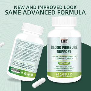 Soutien de la pression artérielle haute puissance avec suppléments de vitamine B6 pour supplément de santé 90 capsules de soutien de la pression artérielle - Product Image 4