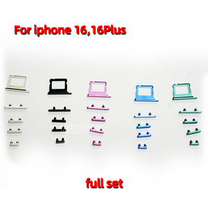 Đầy Đủ Thiết Lập Thay Thế Phụ Tùng Cho Apple Cho <span class=keywords><strong>iPhone</strong></span> 16 16 Cộng Với 16 Pro 16 Pro Max <span class=keywords><strong>Sim</strong></span> Thẻ Khay Khối Lượng Chuyển Đổi Điện Thoại Di Động Flex Cáp - Product Image 2