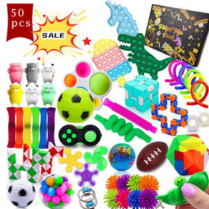 Jouet anti-stress pour enfants, ensemble de jouets de décompression, sac de jouets sensoriels, boîte mystère, calendrier de l'avent Popper Fidget, pack surprise Fidget - Product Image 2
