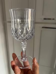 7oz élégant cristal coupe en plastique gobelets à vin fantaisie verres à pied Vintage en plastique verres à vin - Product Image 6