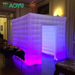 บูธถ่ายภาพทรงลูกบาศก์เป่าลมหมุนได้ 360 องศา พร้อมไฟ LED สำหรับงานปาร์ตี้ พร้อมเครื่องเป่าลม สำหรับงานอีเว้นท์ คริสต์มาส มีหลายรุ่น<span class=keywords><strong>ให้</strong></span>เลือก - Product Image 3