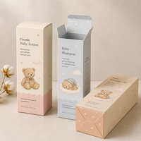 Boîte d'emballage en papier pour biberon et tétine, personnalisée, pliable, pour produits d'alimentation pour nourrissons