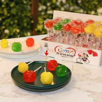 Bonbons Gélifiés Halal aux Fruits en Forme de Boule, Fabrication Chinoise, OEM, 15g * 30 pièces * 20 boîtes * 1 carton, 1 Bouteille, Populaire, ISO, Noël