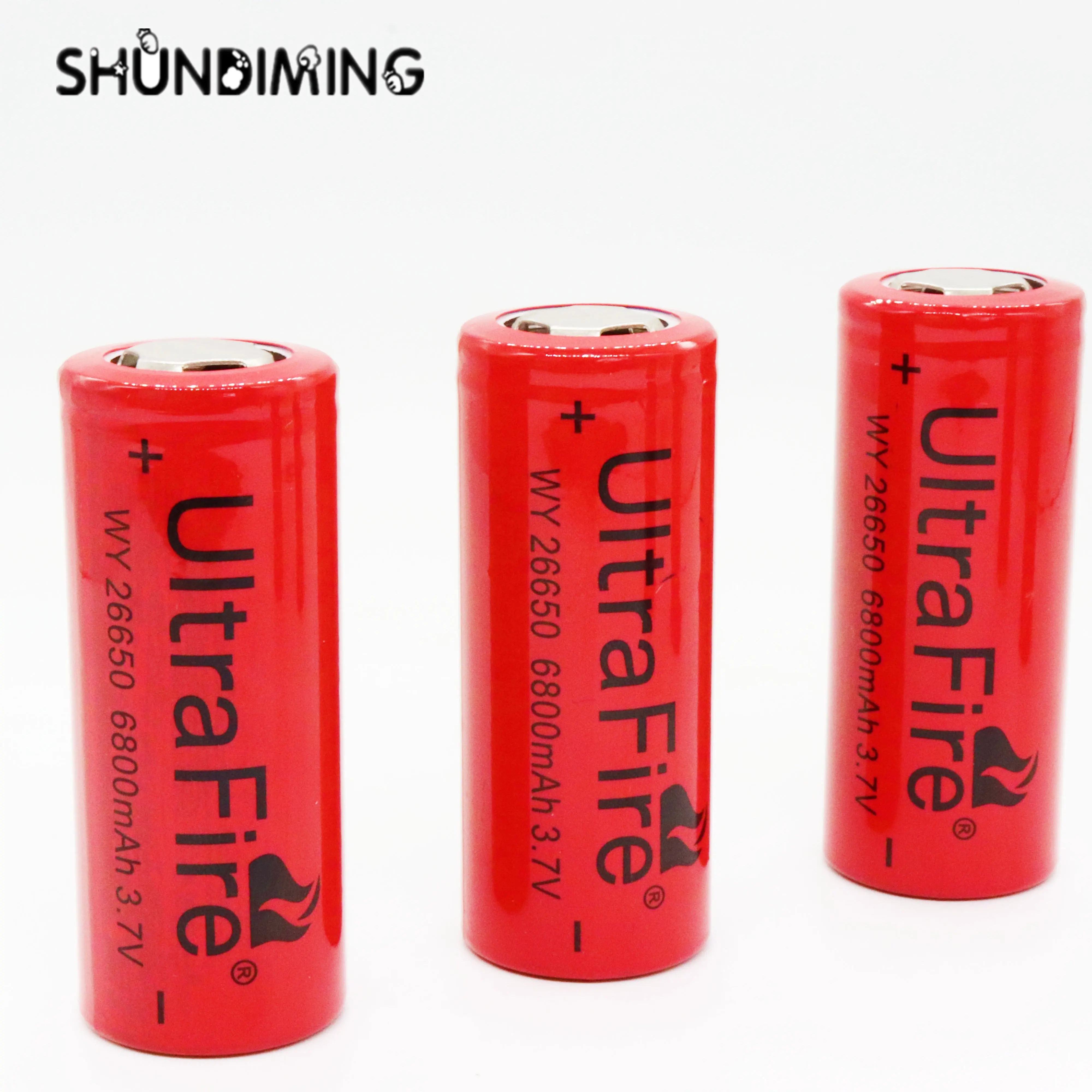 Brand new original High capacity 6800mah 3.7V Rechargeable lithium ion protected 26650 battery