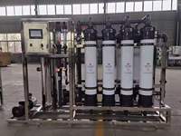 Système de purification d'eau UF à lavage automatique 3000L/H pour toute la maison/la communauté, élimine les bactéries, membrane UF 0,01μm