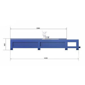 Structure de table de base de machine-outil CNC à haute rigidité pour la découpe des métaux <span class=keywords><strong>avec</strong></span> assemblage axe Z et <span class=keywords><strong>portique</strong></span> coulissant - Product Image 3