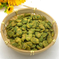 Diskon Besar Camilan Kacang Wasabi Dilapisi Kacang Lebar Pedas dengan Kacang Fava Manis