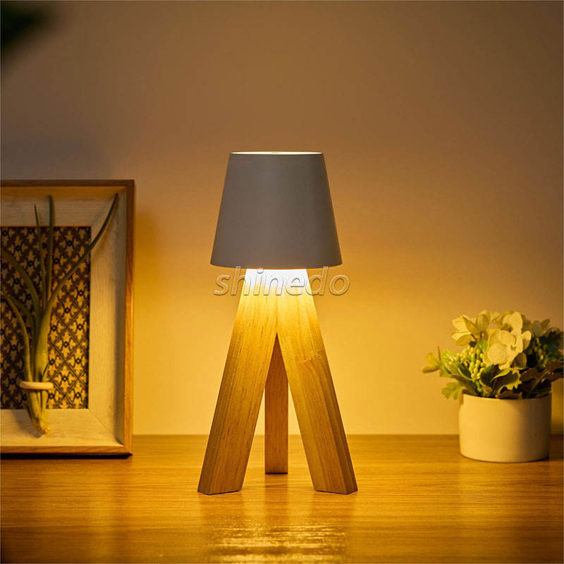Creative Wooden LED Table Lamp Nordic Decorative Light