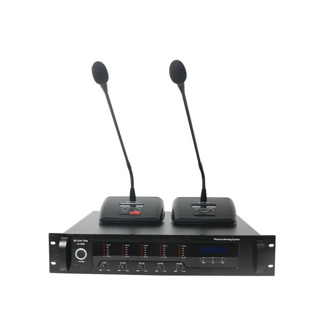 T UHF Wireless Conference Delegate Unit With Digital Conference System Full Function Version Microphone