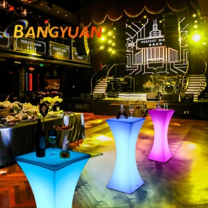Mesa de <span class=keywords><strong>Bar</strong></span> PE moderna de 16 colores con ambiente psicodélico para discotecas, hoteles, cafeterías, bares y centros comerciales - Product Image 2