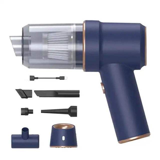 Portable Multi-functional Electric Vacuum Cleaner Cordless Handheld Electric Air Duster for Car Home Office Cleaning