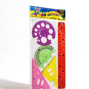 Juego de Papelería Promocional de Cinco Piezas, Regla Flexible de Color de 30 cm, Regla de Dibujo para Estudiantes, Reglas Flexibles para la Escuela - Product Image 4