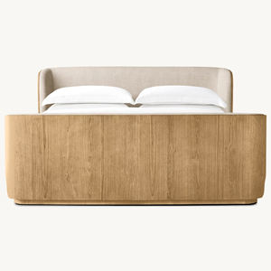 <span class=keywords><strong>Handmade</strong></span> โมเดิร์นหรูหราตกแต่งบ้านเฟอร์นิเจอร์ไม้ขนาดเต็มขนาดเตียงขนาดคิงไซส์กรอบ - Product Image 5