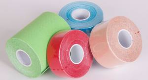 DL cinta de kinesiología muscular deportiva a granel al por mayor precio barato certificados CE ISO aprobados <span class=keywords><strong>K</strong></span> con pegamento más fuerte - Product Image 5