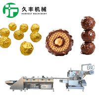 Système d'emballage de boules de chocolat professionnelles Ferrero Rocher-Machine d'emballage automatique en feuille d'aluminium 180 p/min,