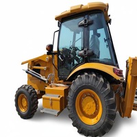 Chargeuse-pelleteuse Caterpillar 420F d'occasion, 20 tonnes, moteur CAT d'origine, transmission 4x4, faible nombre d'heures, bon état pour la construction