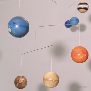 Conception la plus vendue à faible coût système solaire de suspension multicolore en plastique décorer décoration de pendentif Autre décoration de la maison - Product Image 4
