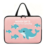 Sac pour ordinateur portable personnalisé avec poignée, sac pour ordinateur portable en néoprène, housse souple, étui de protection, sac de transport avec fermeture éclair