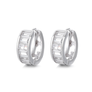 Hand Made Hoop <strong>Earrings</strong> Real <strong>Silver</strong> 925 <strong>Infinity</strong> Design Cuff <strong>Earrings</strong> for Women Gift - Product Image 3