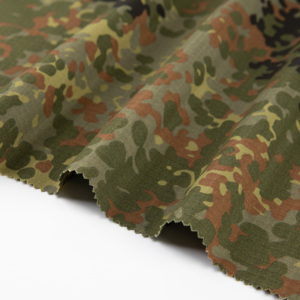 Tela Ripstop de Camuflaje <span class=keywords><strong>Flecktarn</strong></span> de Polialgodón T/C 8020, Resistente a Desgarros, para Prendas Tácticas - Product Image 6
