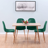 Meubles de salle à manger en bois, modèle nordique moderne, Set de Table de cuisine italienne, Table et chaises, vente en gros,
