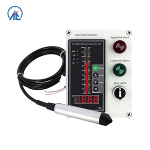 مجموعة واحدة من مجس مستوى المياه بطول 5 أمتار وشاشة عرض مستوى المياه وجهاز تحكم إنذار مستوى السوائل - Product Image 1