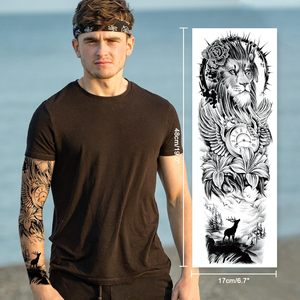 Tatuajes Temporales de Diseño Tribal para Hombres y Mujeres, Resistentes al Agua, No Tóxicos, con Tinta de Jugo, Semipermanentes, para Todo el Brazo, Duran 15 Días, Venta al Por Mayor - Product Image 3