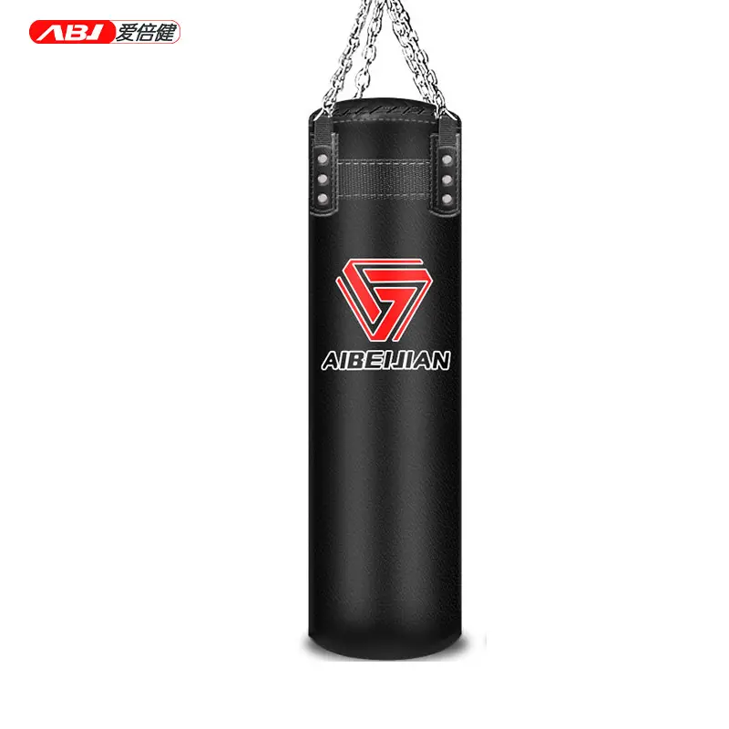 De alta calidad de boxeo bolsas pesado libre boxeo bolsa de arena pesada bolsa de microfibra de cuero