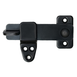 Mộc Mạc màu đen rèn gang trượt Barn Cửa Khóa cửa đồng thau chốt Tủ thanh tủ quần áo nhà kho cabin nhà để xe kéo móc phần cứng - Product Image 1