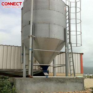 Hen thức ăn lưu trữ hệ thống băng tải nhúng nóng lớp Gà Thịt giống nâng cao Chăn nuôi nhà gà trang trại thức ăn Silo thiết bị để bán - Product Image 1