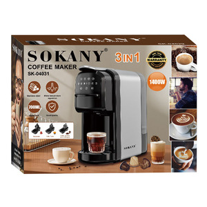 NOUVEAU 1400W 700ML 3 en 1 Machine à café expresso domestique Italie Capsule <span class=keywords><strong>d</strong></span>'extraction à chaud avec pompe à cœur Capsule Espresso Coffee - Product Image 6