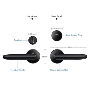 Tediton an ninh di động an toàn du lịch <span class=keywords><strong>RFID</strong></span> phòng khách sạn điện tử khóa cửa khách sạn với hệ thống Phần mềm quản lý - Product Image 5