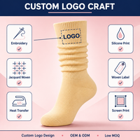 Chaussettes en coton de qualité supérieure pour femmes, design tendance, chaussettes décontractées à logo, chaussettes amples pour filles, chaussettes athlétiques personnalisées, vente en gros