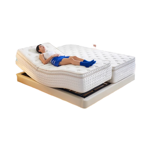 Fabricante de <span class=keywords><strong>China</strong></span>, gran oferta, cama king dividida independiente, cama queen size, cama ajustable inteligente con colchón, colchón inteligente de gama alta - Product Image 3