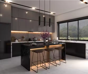 ארון מטבח מודולרי מעוצב בהתאמה אישית, מודרני, עם גימור מט וברק גבוה - Product Image 6