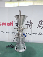 Molino Coloidal Vertical Químico para Alimentos, Máquina Industrial de Molienda Rotor-estator, Molino Coloidal Cosmético para Pasta Dental y Ungüentos