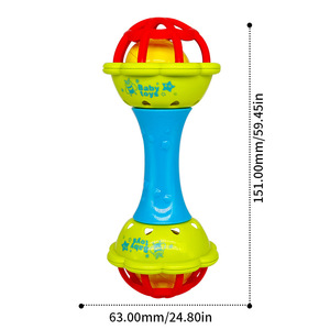 <span class=keywords><strong>Hochet</strong></span> pour bébé Manhattan Ball Fitness, boule souple en plastique à saisir, <span class=keywords><strong>hochet</strong></span> pour les dents, <span class=keywords><strong>hochet</strong></span> pour les gencives, jouet unisexe de 0 à 3 ans - Product Image 3