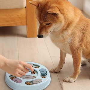 Dog Puzzle <span class=keywords><strong>Toys</strong></span> cani Food Feeder <span class=keywords><strong>Toys</strong></span> for Cats IQ Training arricchimento mentale Cat Treat Puzzle Slow Food Dispenser Pet Supplies
