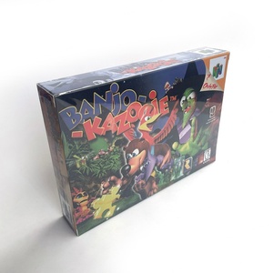 Top Quality Banjo Kazooie Box Thick Cardboard with Tray <b>Game</b> Cartridge Replacement Box for N64 - Product Image 4