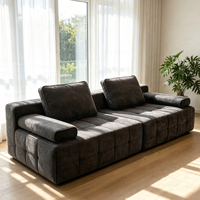 Canapé modulaire moderne, système de sièges flexibles pour salon, meubles emballés sous vide pour appartement, hôtel, espace commercial