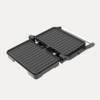 Grille-pain électrique antiadhésif pour petit-déjeuner, grillades, grillades, pour la cuisine à domicile