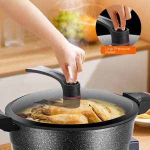 Olla Eléctrica Fácil de Usar con Tapa de Vidrio Templado, Acero Inoxidable, 4L, Control Digital, Enchufe Estadounidense, Redonda, para Uso Doméstico - Product Image 5