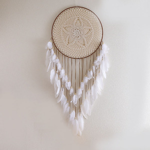 Tête de lit <span class=keywords><strong>murale</strong></span> en plumes, attrape-rêves, décoration <span class=keywords><strong>murale</strong></span> de <span class=keywords><strong>salon</strong></span>, <span class=keywords><strong>tenture</strong></span> <span class=keywords><strong>murale</strong></span> tissée à la main, Offre Spéciale - Product Image 2