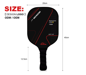 Racchetta da Pickleball Personalizzata OEM ODM con Logo, Nucleo a Nido d'Ape, Termoformata, per Competizione, in Fibra di Carbonio T700, per Allenamento - Product Image 4